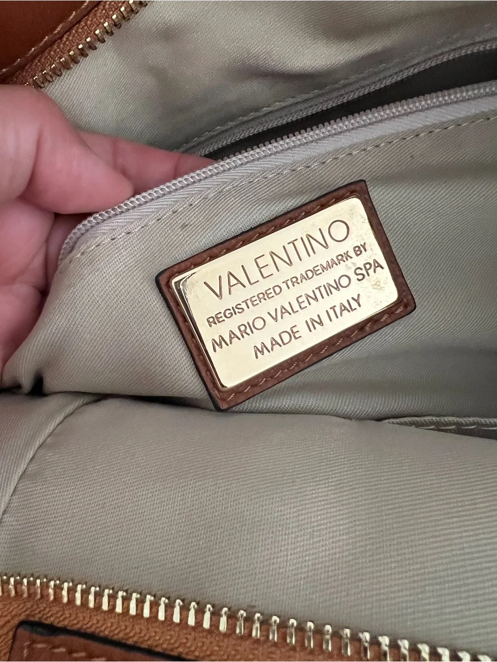 Valentino genuine leather